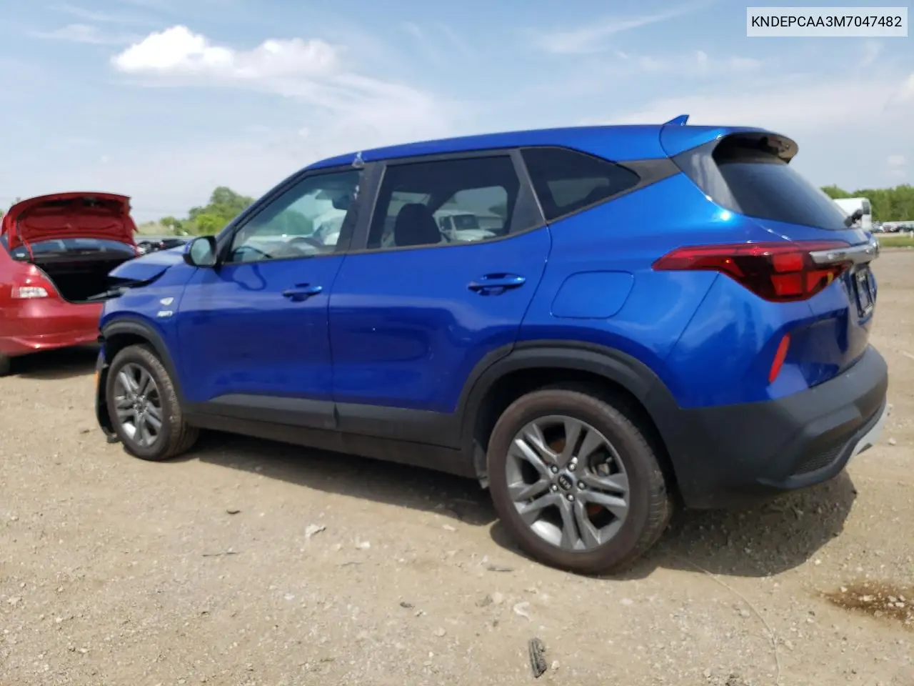 2021 Kia Seltos Lx VIN: KNDEPCAA3M7047482 Lot: 62910485