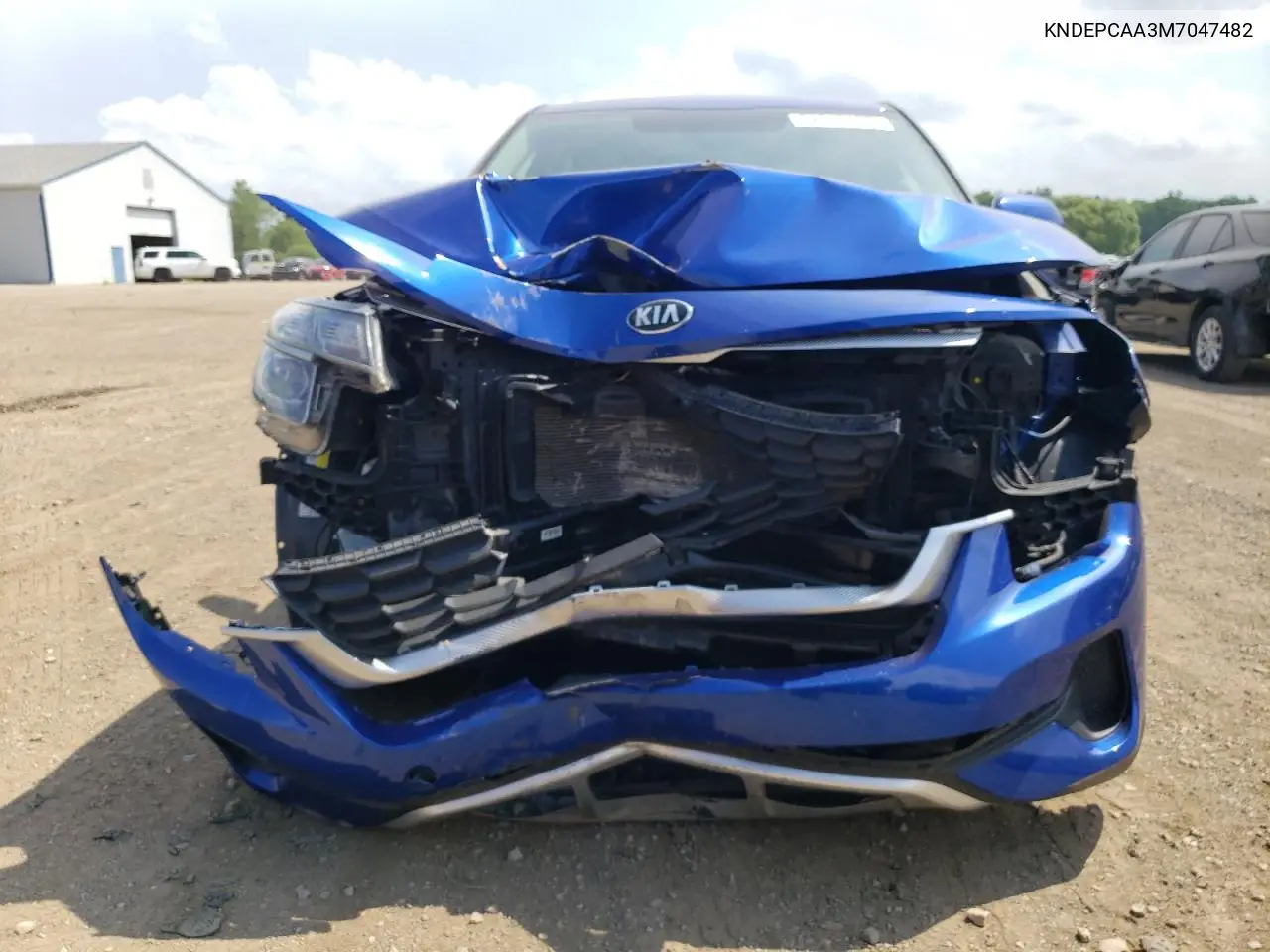 2021 Kia Seltos Lx VIN: KNDEPCAA3M7047482 Lot: 62910485