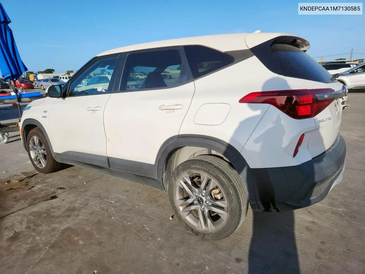 2021 Kia Seltos Lx VIN: KNDEPCAA1M7130585 Lot: 62945255