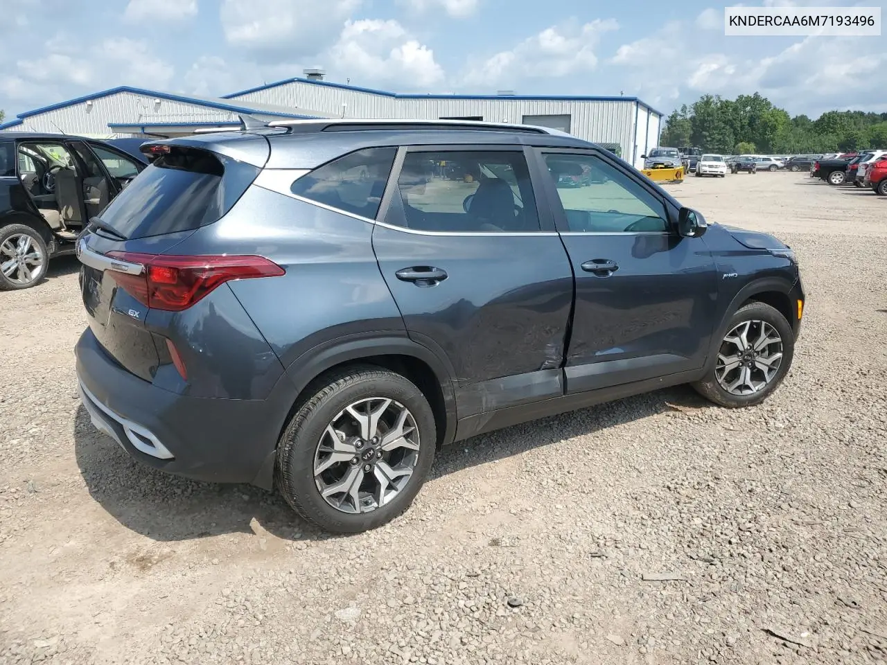2021 Kia Seltos Ex VIN: KNDERCAA6M7193496 Lot: 64049505