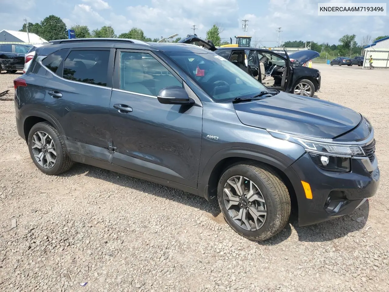 2021 Kia Seltos Ex VIN: KNDERCAA6M7193496 Lot: 64049505