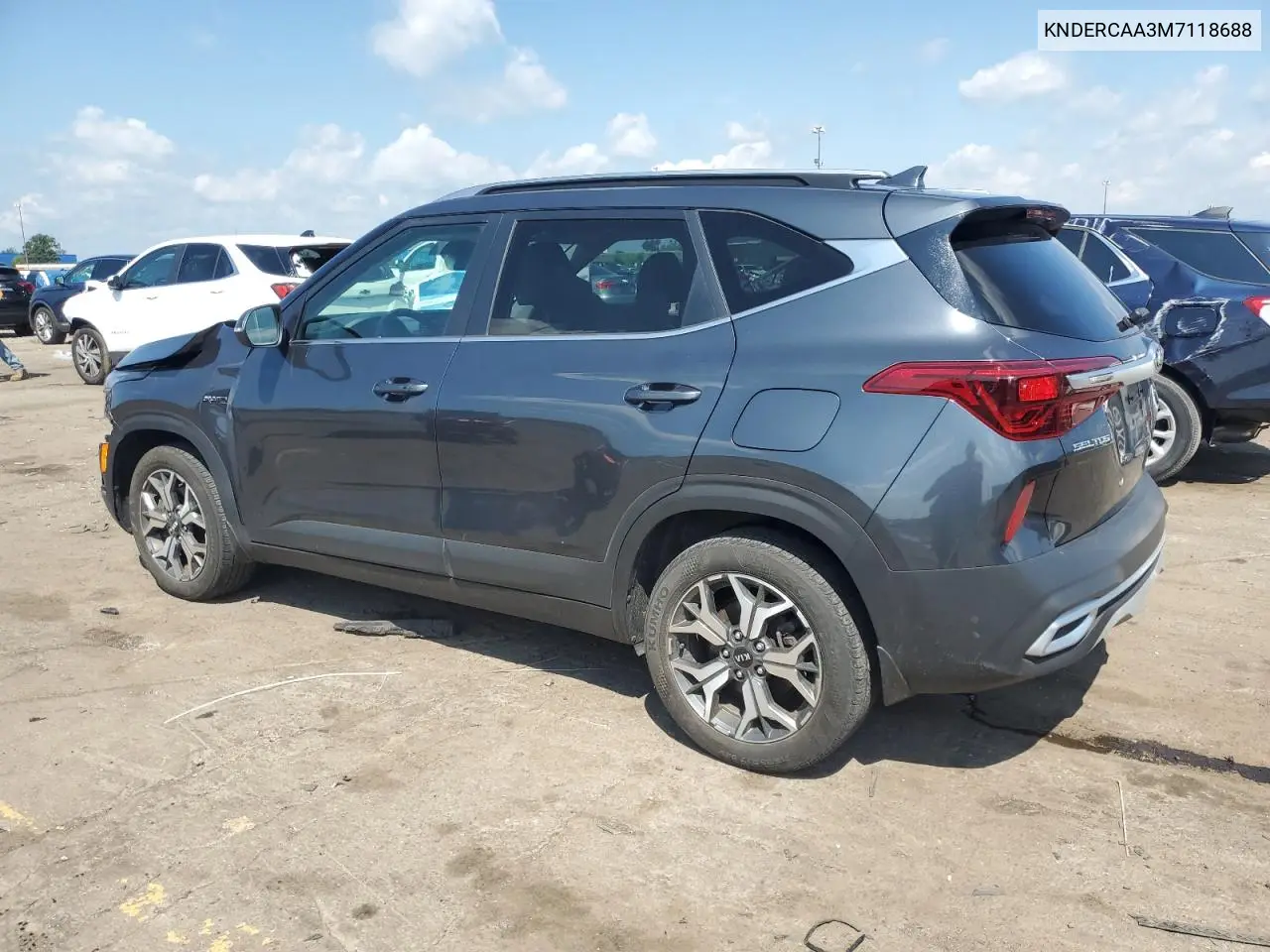 2021 Kia Seltos Ex VIN: KNDERCAA3M7118688 Lot: 64418715