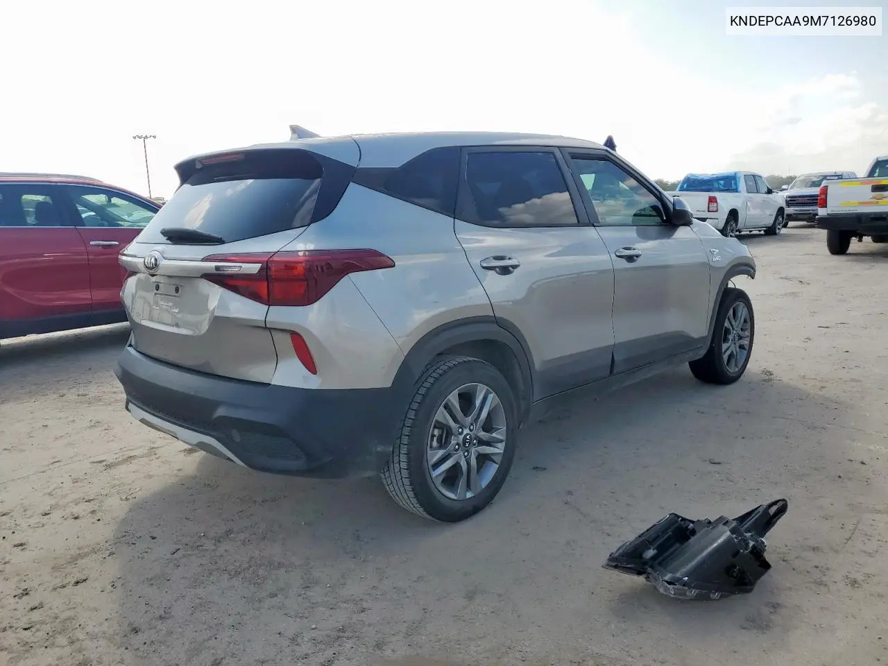 2021 Kia Seltos Lx VIN: KNDEPCAA9M7126980 Lot: 64504555