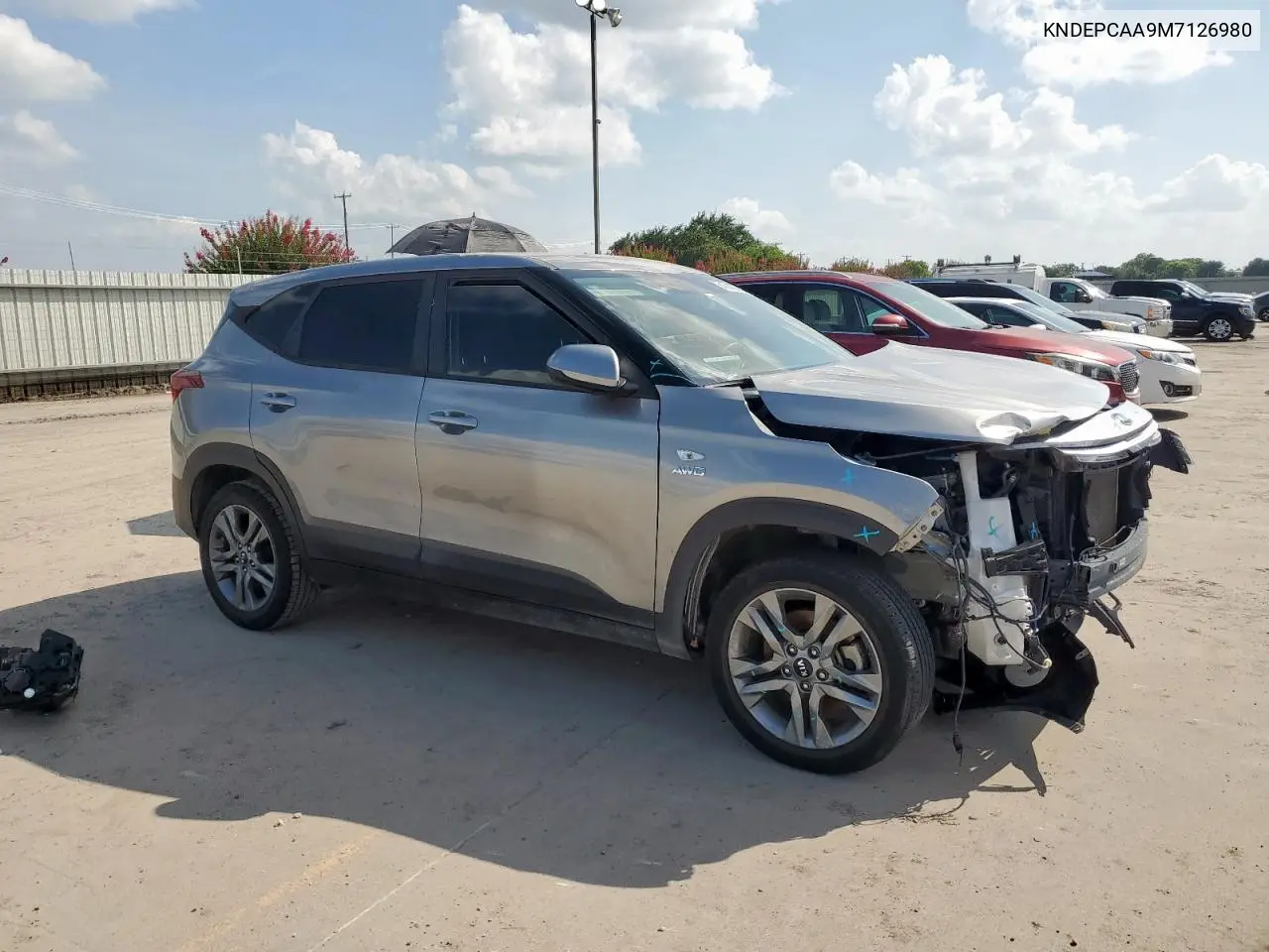 2021 Kia Seltos Lx VIN: KNDEPCAA9M7126980 Lot: 64504555