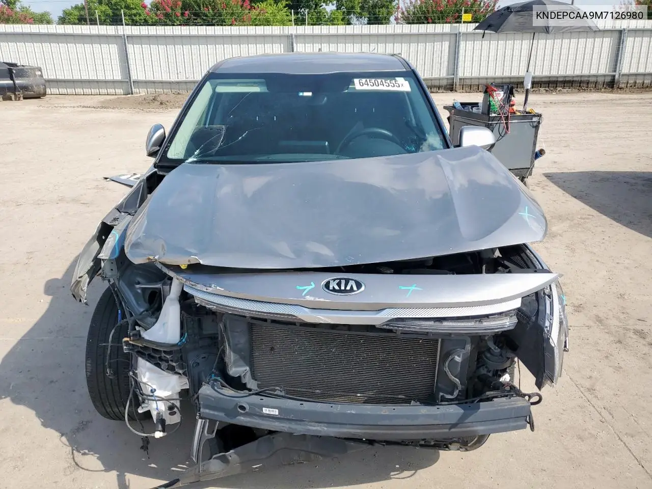 2021 Kia Seltos Lx VIN: KNDEPCAA9M7126980 Lot: 64504555