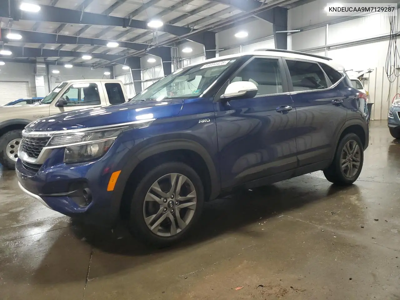 2021 Kia Seltos S VIN: KNDEUCAA9M7129287 Lot: 64694425
