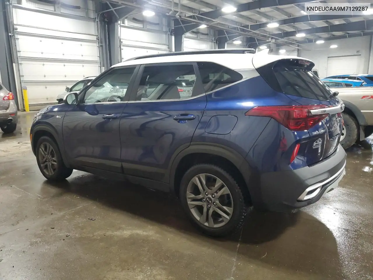 2021 Kia Seltos S VIN: KNDEUCAA9M7129287 Lot: 64694425