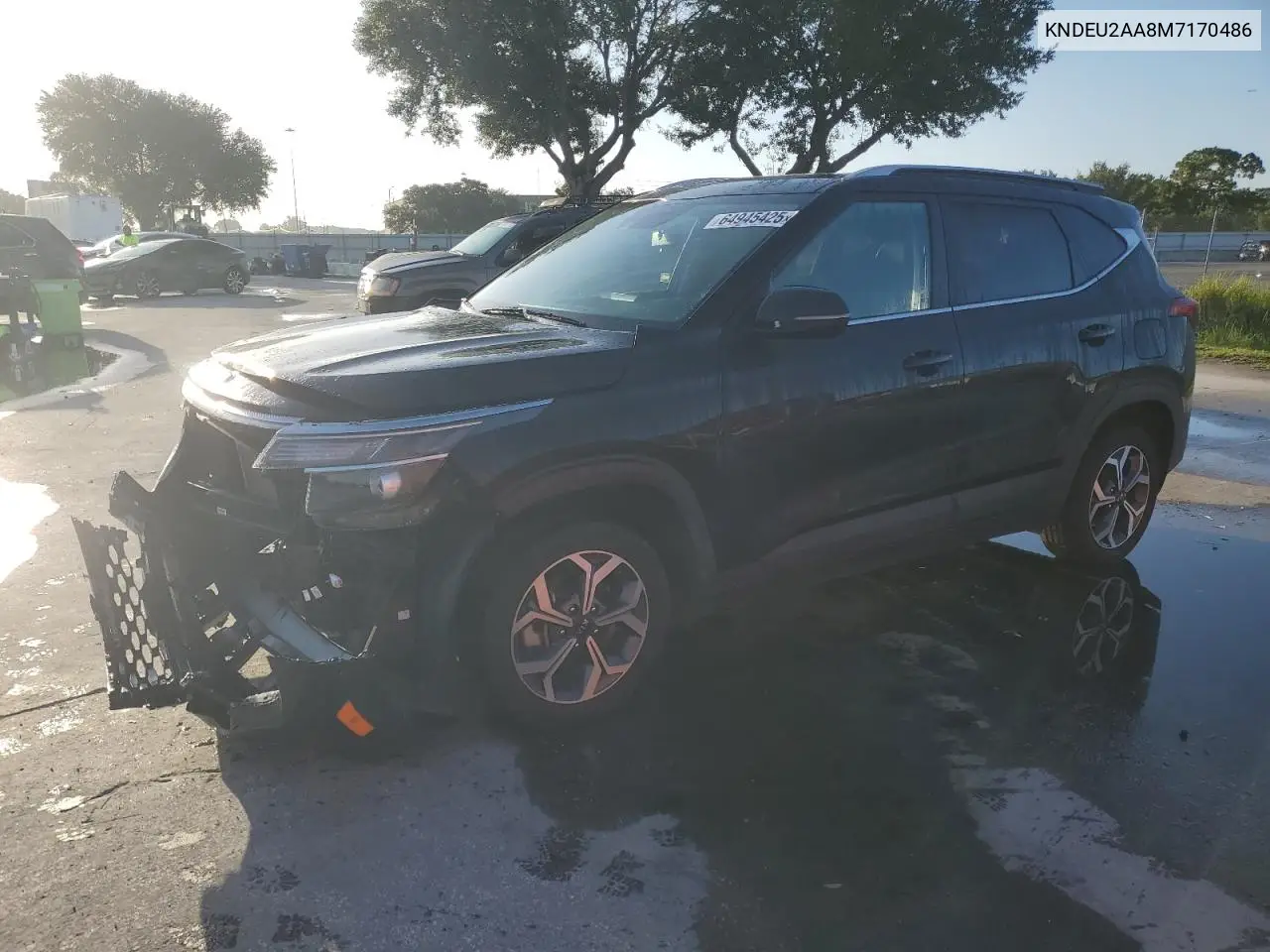 2021 Kia Seltos S VIN: KNDEU2AA8M7170486 Lot: 64945425