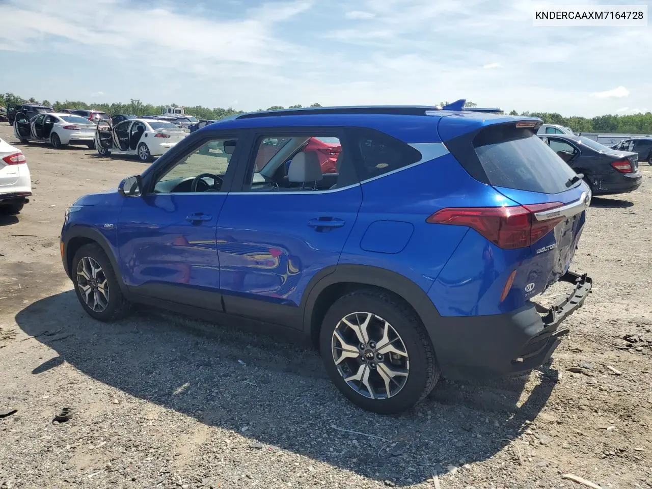 2021 Kia Seltos Ex VIN: KNDERCAAXM7164728 Lot: 65156585