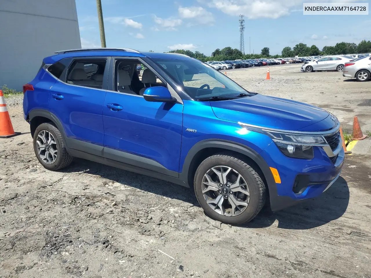 2021 Kia Seltos Ex VIN: KNDERCAAXM7164728 Lot: 65156585