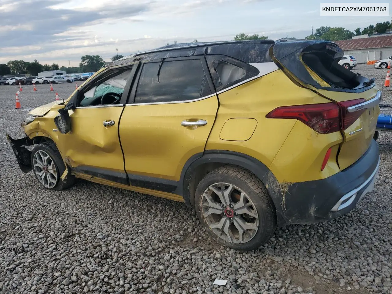 2021 Kia Seltos Sx VIN: KNDETCA2XM7061268 Lot: 65314395