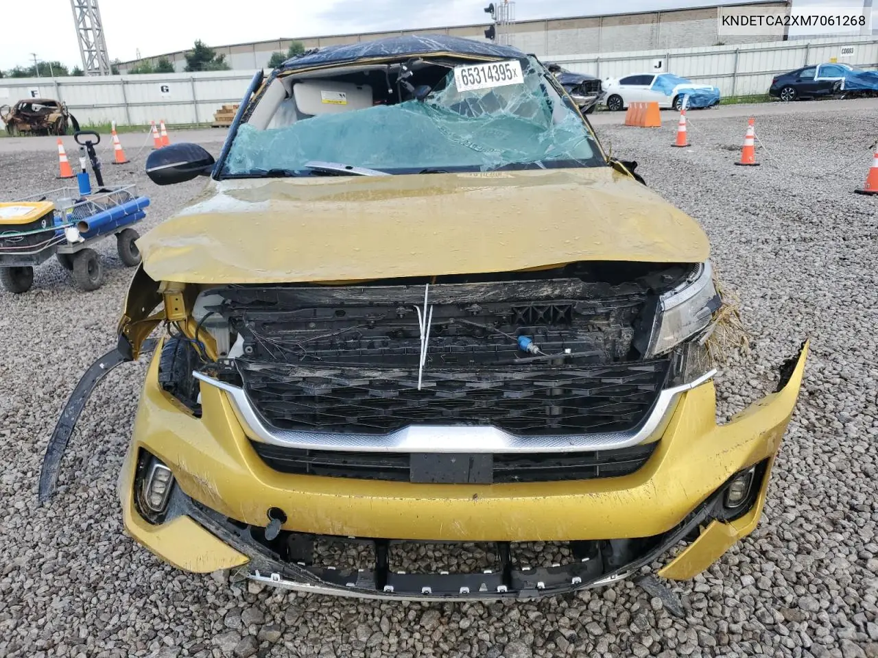 2021 Kia Seltos Sx VIN: KNDETCA2XM7061268 Lot: 65314395