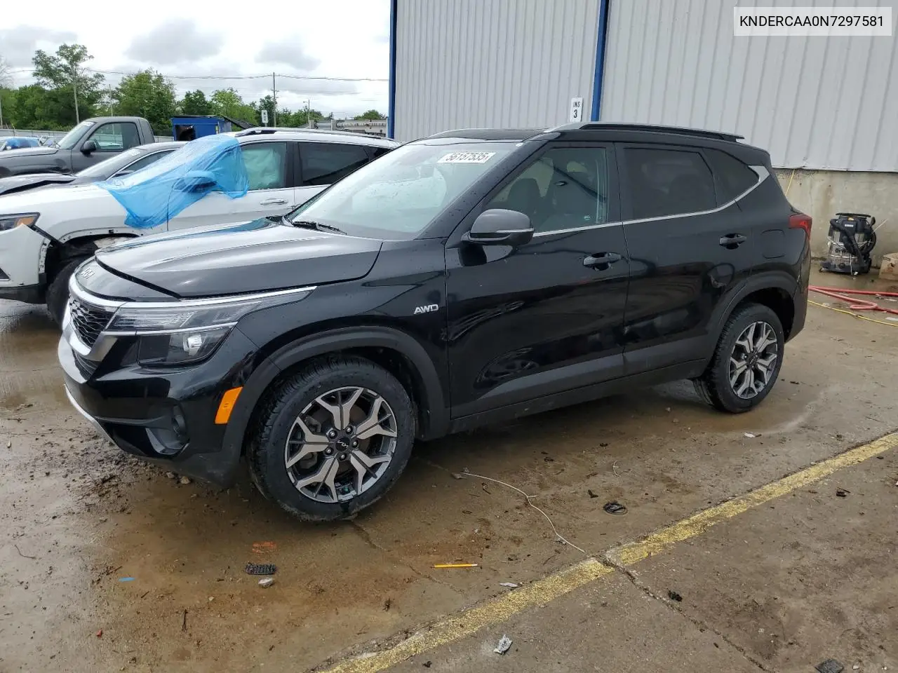 2022 Kia Seltos Ex VIN: KNDERCAA0N7297581 Lot: 56157535