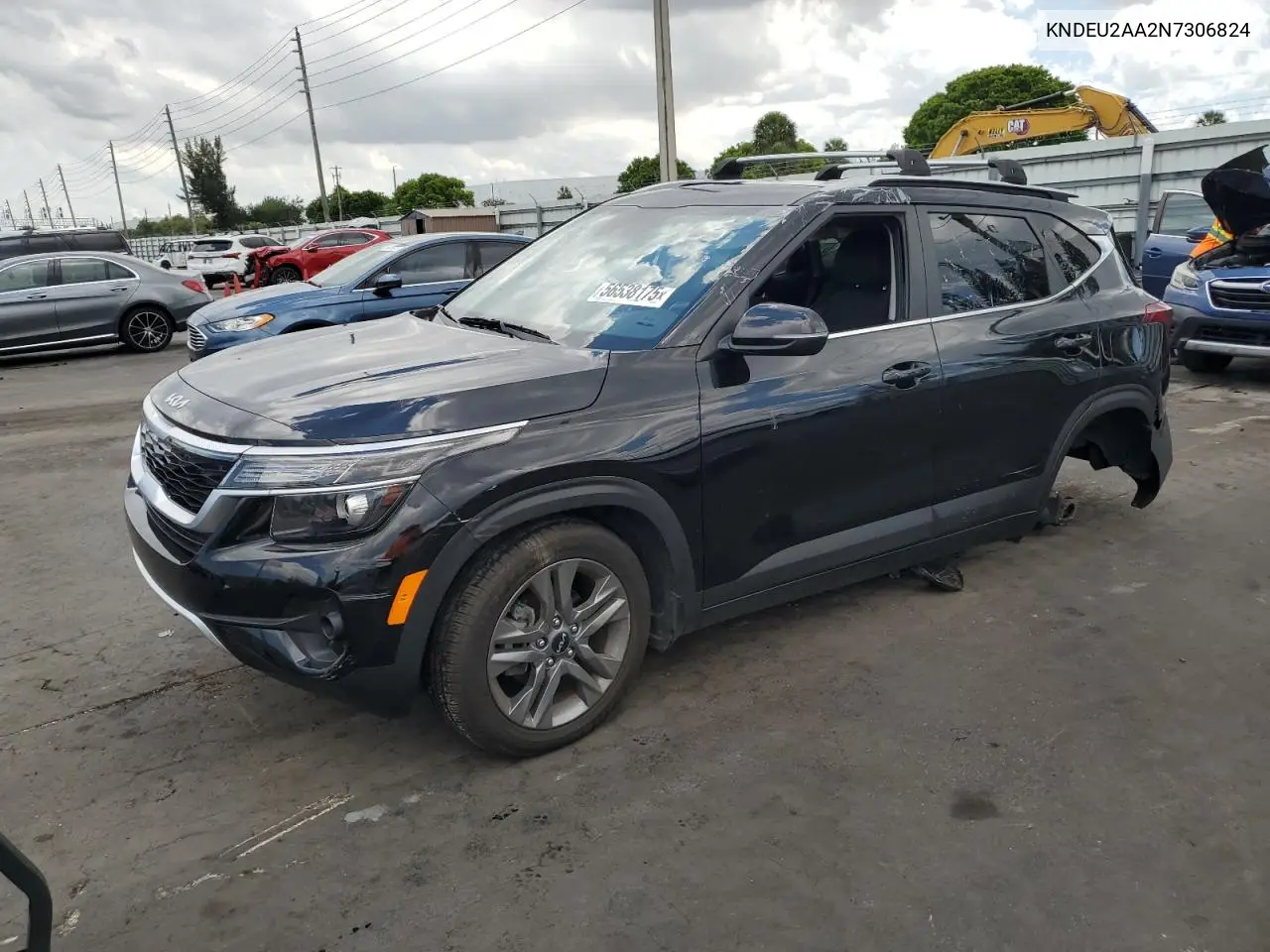 2022 Kia Seltos S VIN: KNDEU2AA2N7306824 Lot: 56538175