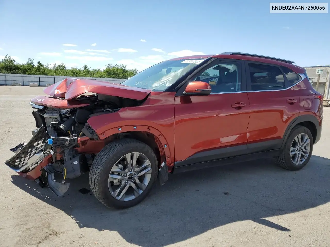 2022 Kia Seltos S VIN: KNDEU2AA4N7260056 Lot: 56987865