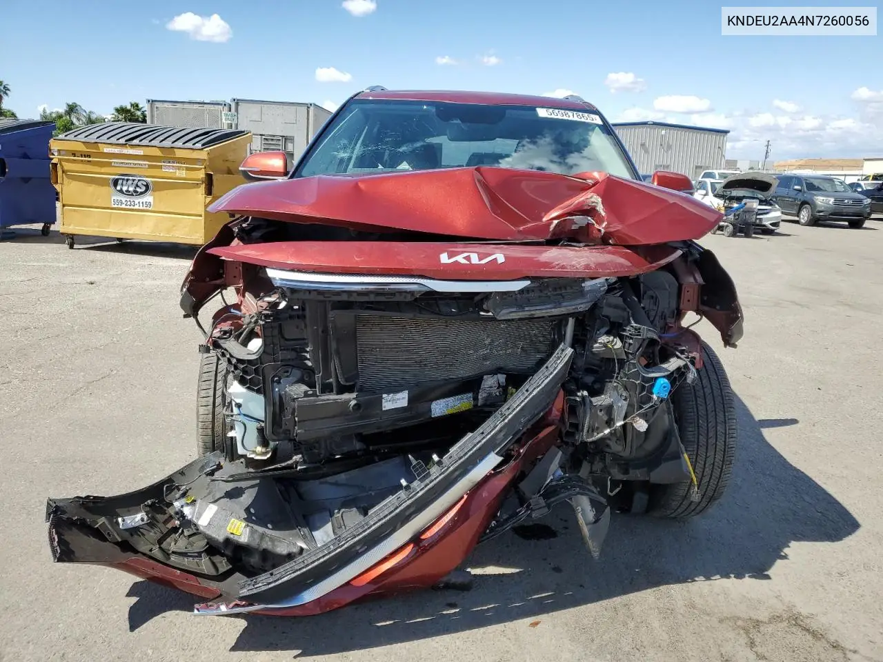 2022 Kia Seltos S VIN: KNDEU2AA4N7260056 Lot: 56987865