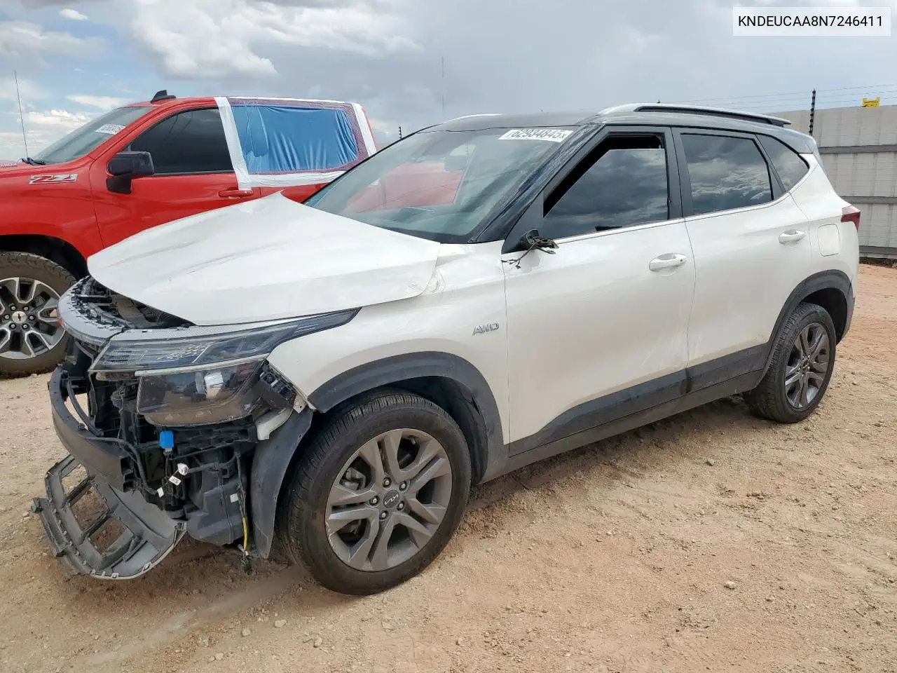 2022 Kia Seltos S VIN: KNDEUCAA8N7246411 Lot: 62934845