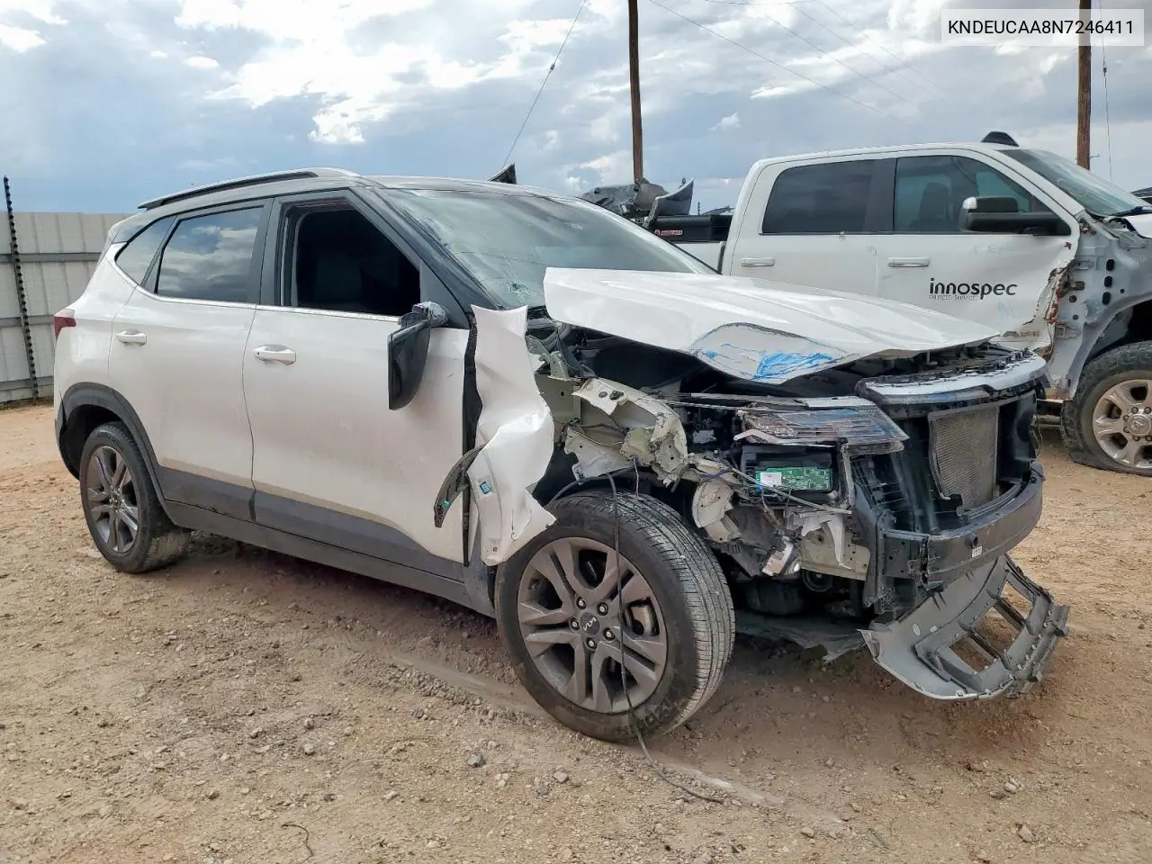 2022 Kia Seltos S VIN: KNDEUCAA8N7246411 Lot: 62934845