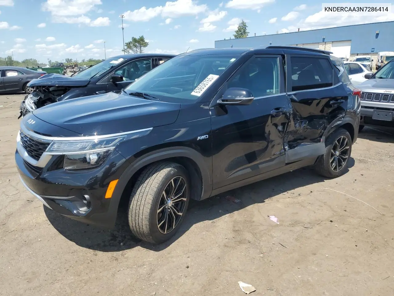 2022 Kia Seltos Ex VIN: KNDERCAA3N7286414 Lot: 63658765