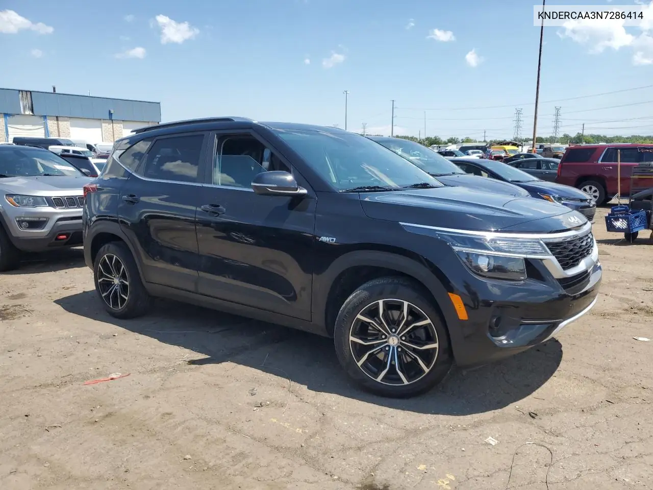 2022 Kia Seltos Ex VIN: KNDERCAA3N7286414 Lot: 63658765