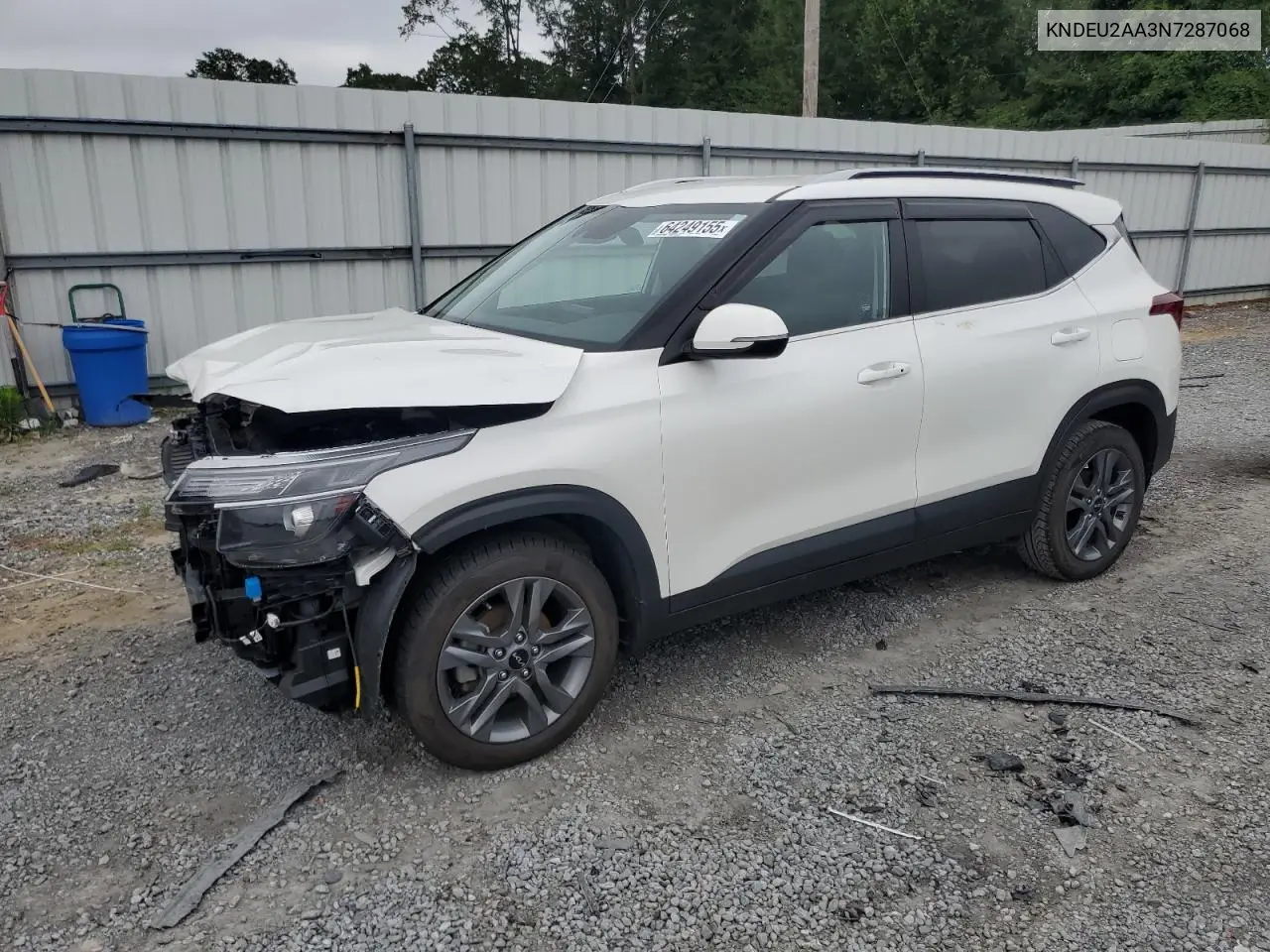 2022 Kia Seltos S VIN: KNDEU2AA3N7287068 Lot: 64249155