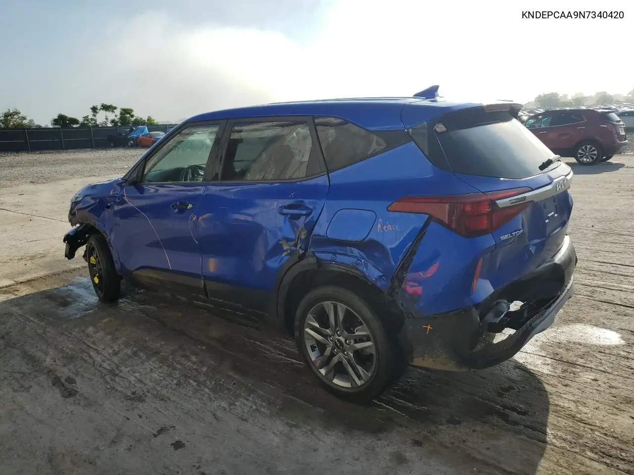 2022 Kia Seltos Lx VIN: KNDEPCAA9N7340420 Lot: 64361755