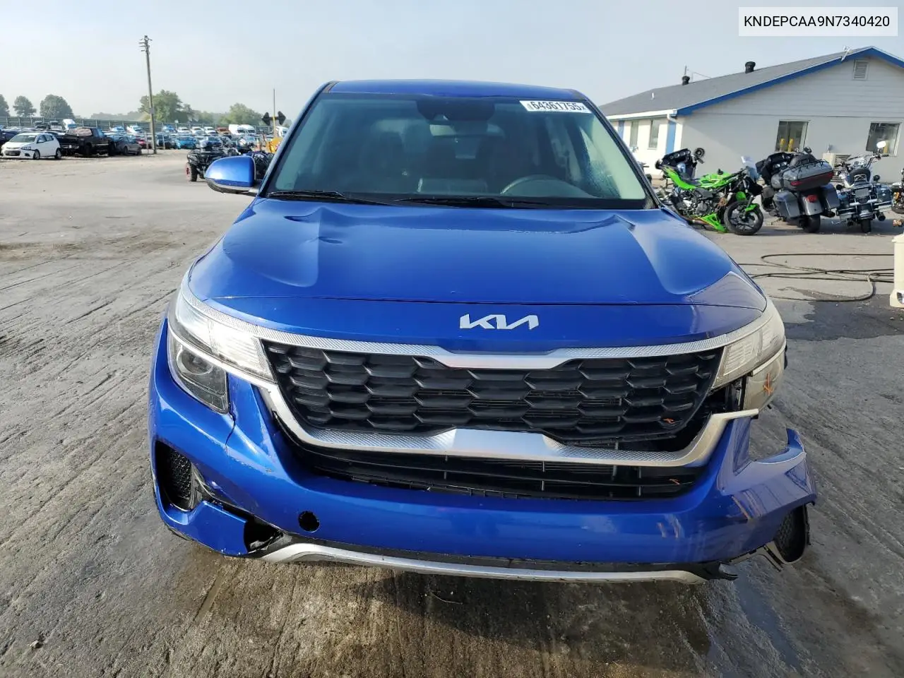 2022 Kia Seltos Lx VIN: KNDEPCAA9N7340420 Lot: 64361755