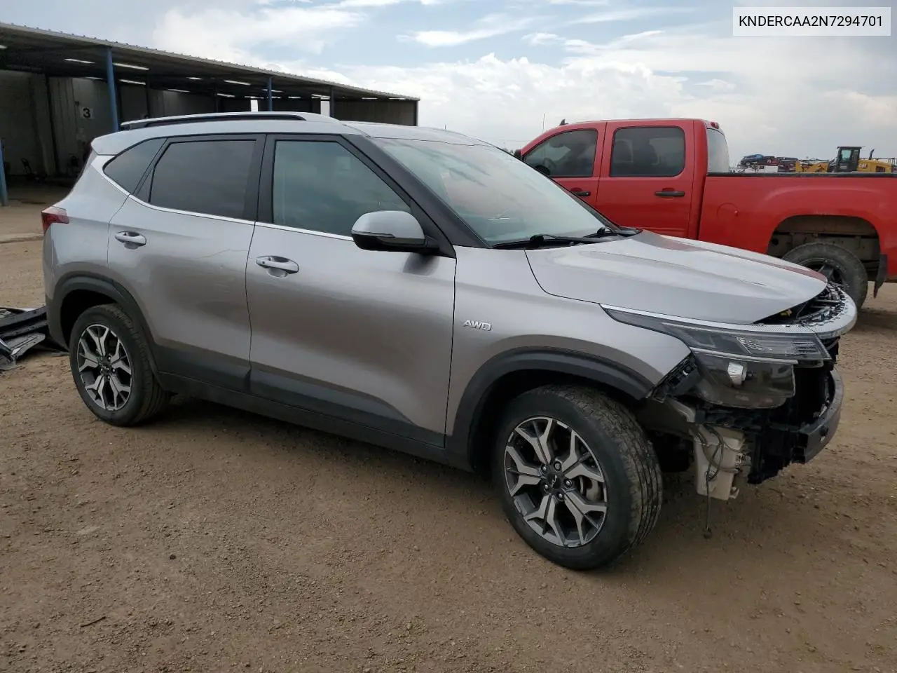 2022 Kia Seltos Ex VIN: KNDERCAA2N7294701 Lot: 64502675