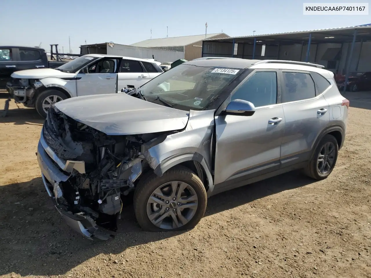2023 Kia Seltos S VIN: KNDEUCAA6P7401167 Lot: 57134125