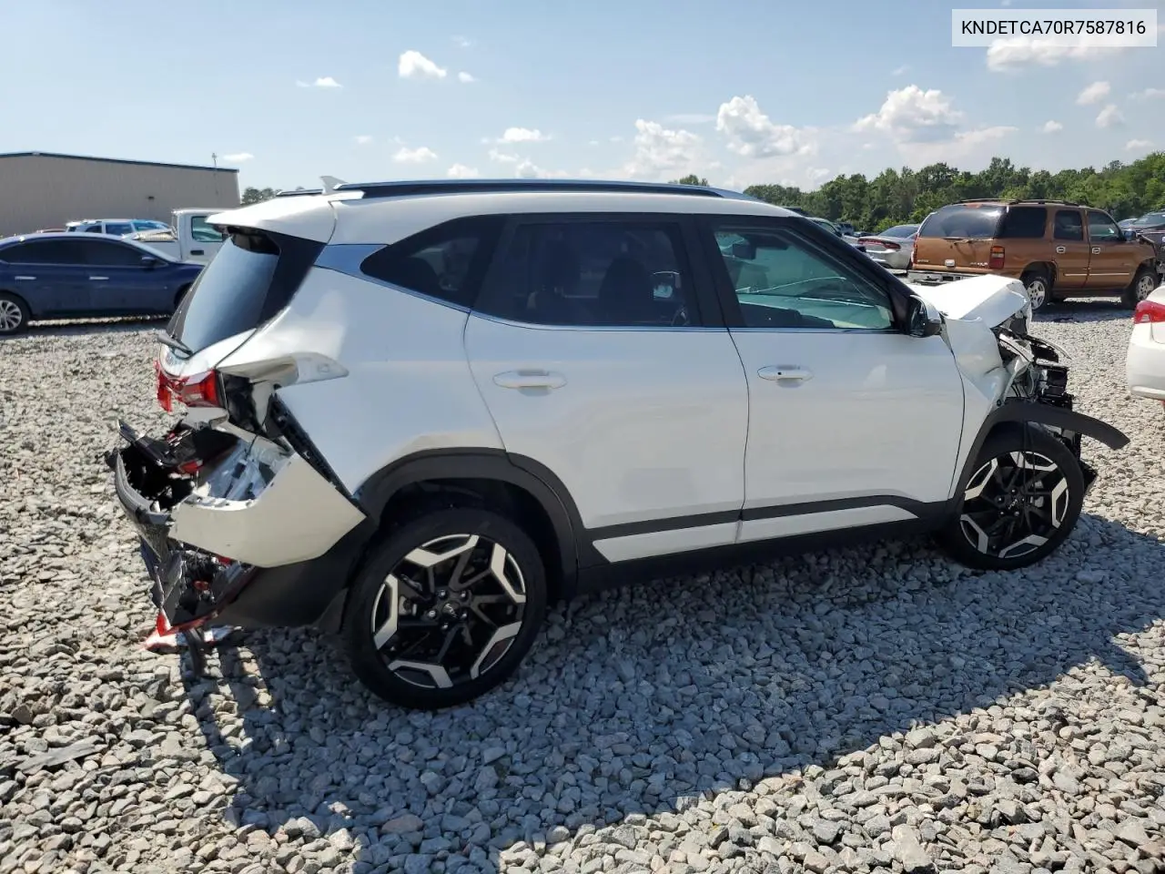 2024 Kia Seltos Sx VIN: KNDETCA70R7587816 Lot: 62563495
