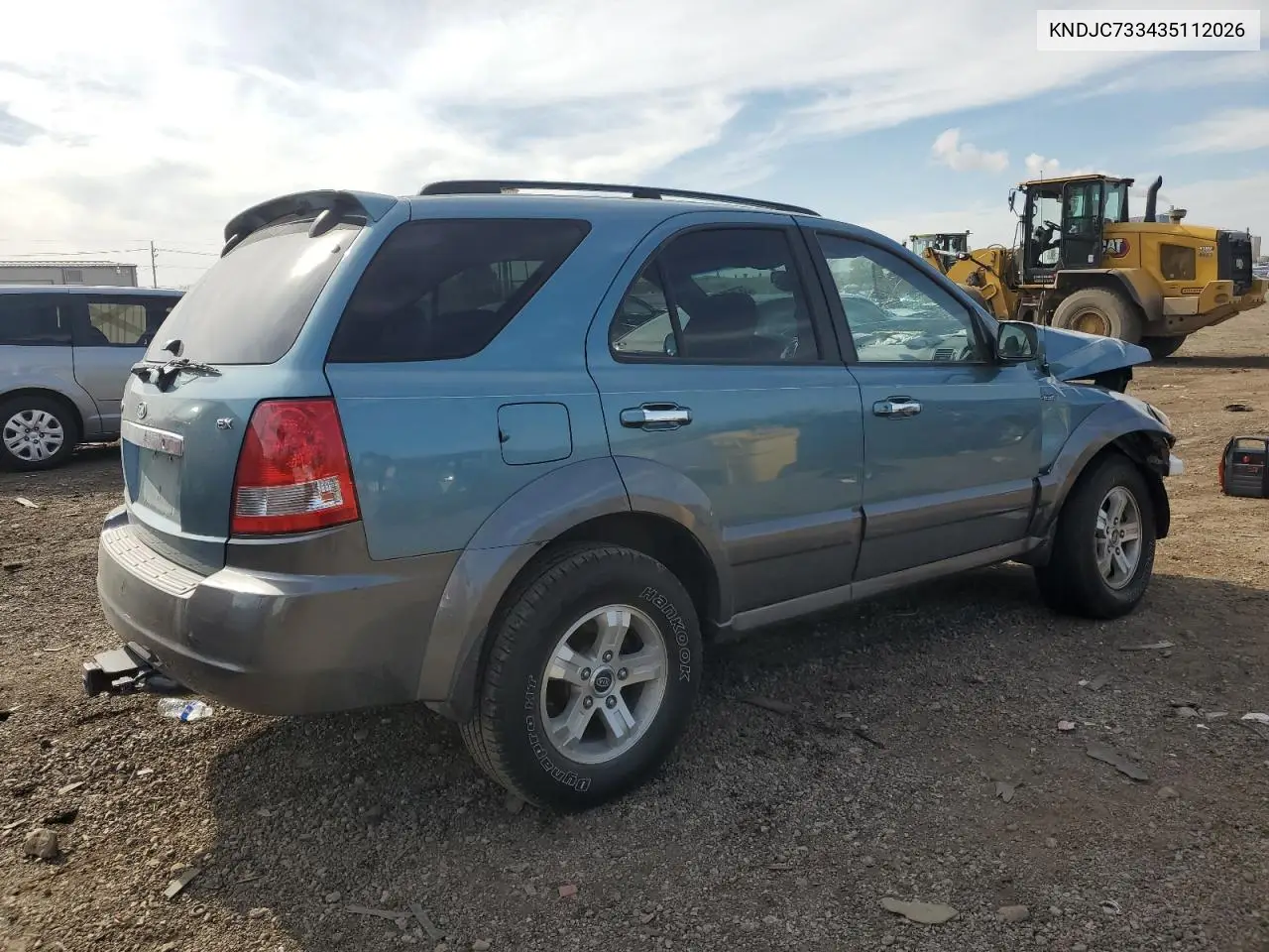 2003 Kia Sorento Ex VIN: KNDJC733435112026 Lot: 55754645