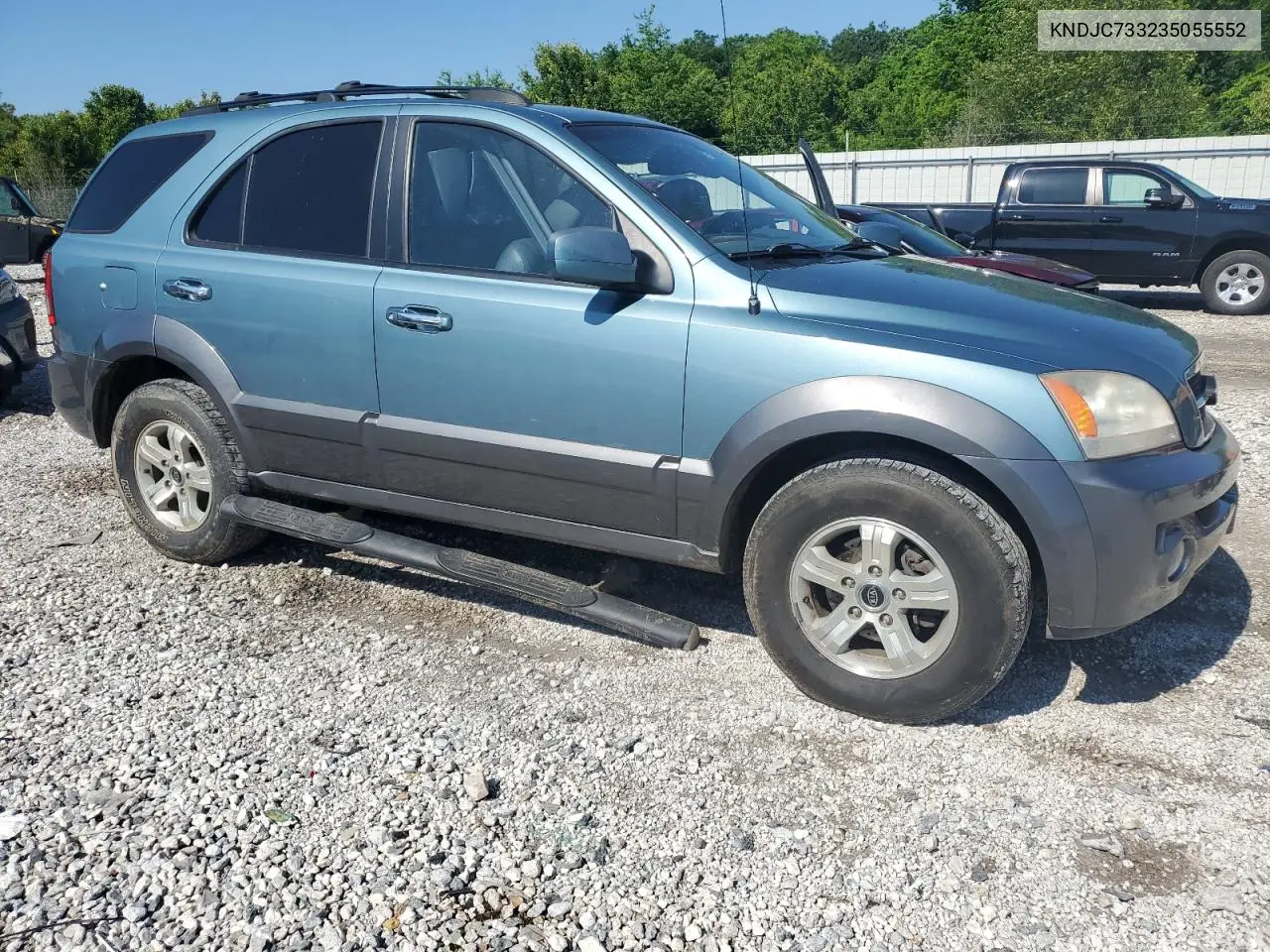 2003 Kia Sorento Ex VIN: KNDJC733235055552 Lot: 56196055