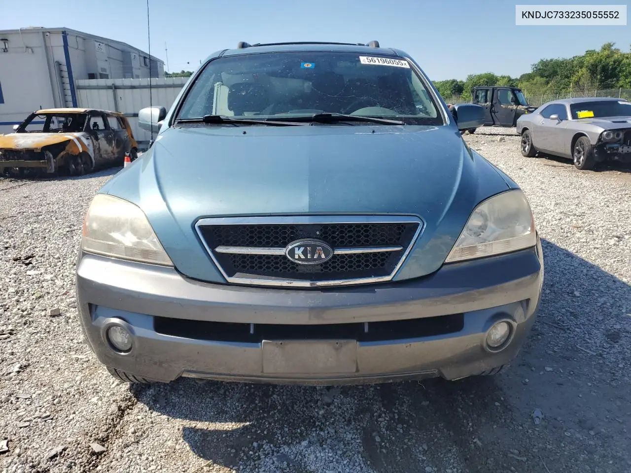 2003 Kia Sorento Ex VIN: KNDJC733235055552 Lot: 56196055