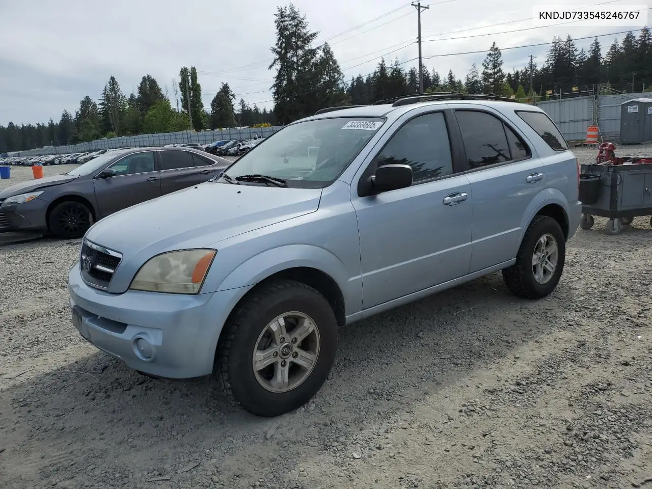 2004 Kia Sorento Ex VIN: KNDJD733545246767 Lot: 56669605
