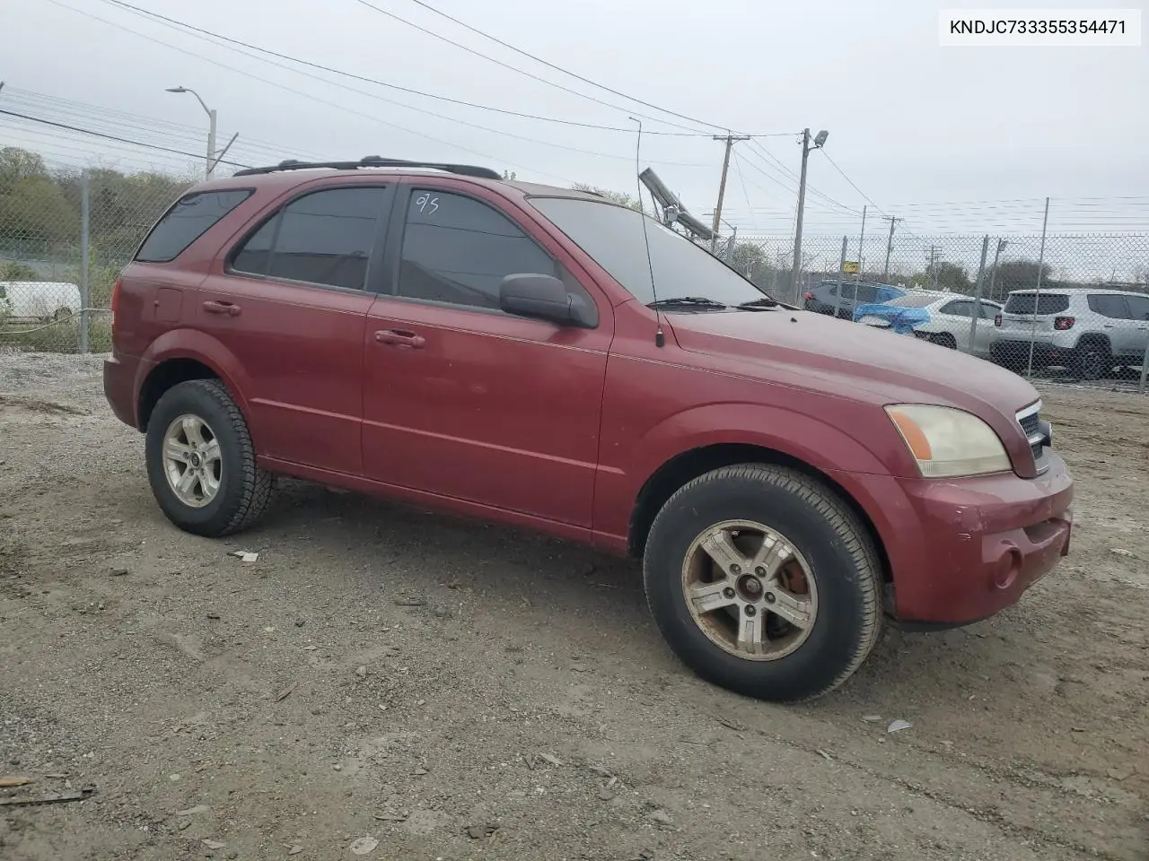 2005 Kia Sorento Ex VIN: KNDJC733355354471 Lot: 51651945