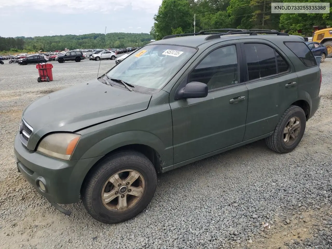 2005 Kia Sorento Ex VIN: KNDJD733255335388 Lot: 54524705