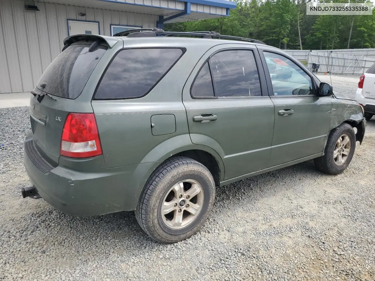 2005 Kia Sorento Ex VIN: KNDJD733255335388 Lot: 54524705
