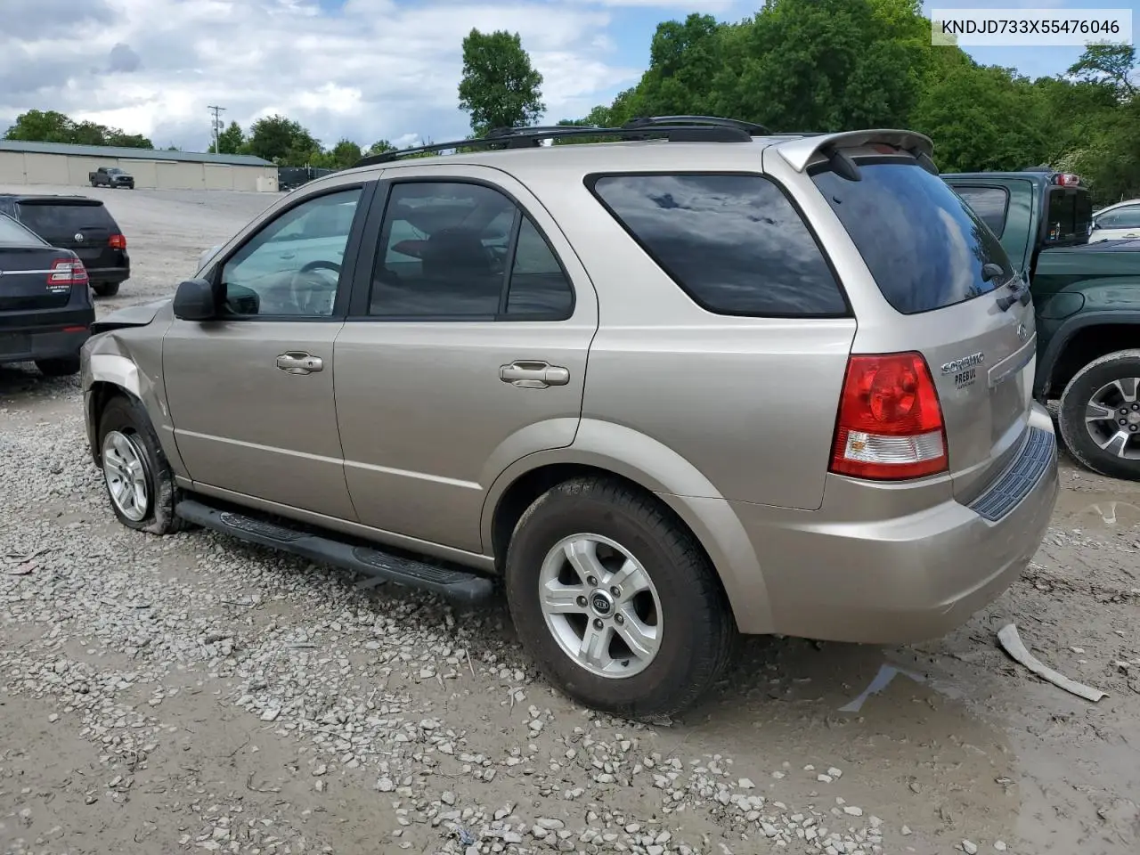 2005 Kia Sorento Ex VIN: KNDJD733X55476046 Lot: 55736615