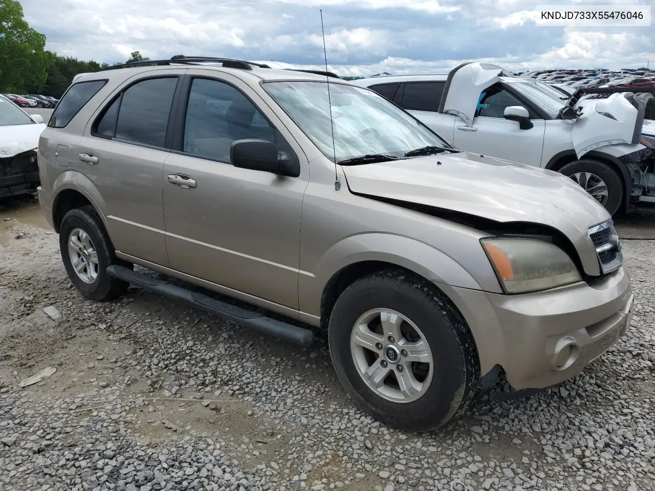 2005 Kia Sorento Ex VIN: KNDJD733X55476046 Lot: 55736615