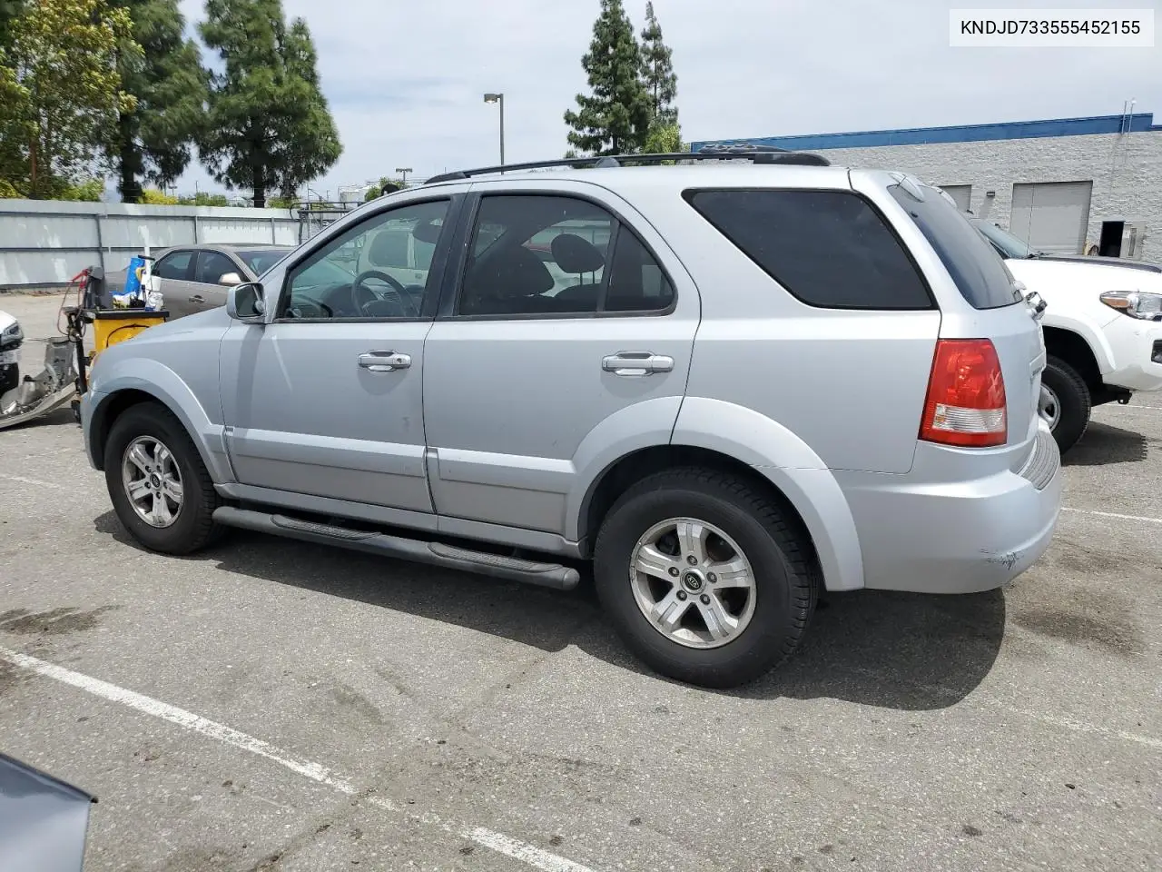 2005 Kia Sorento Ex VIN: KNDJD733555452155 Lot: 56377555