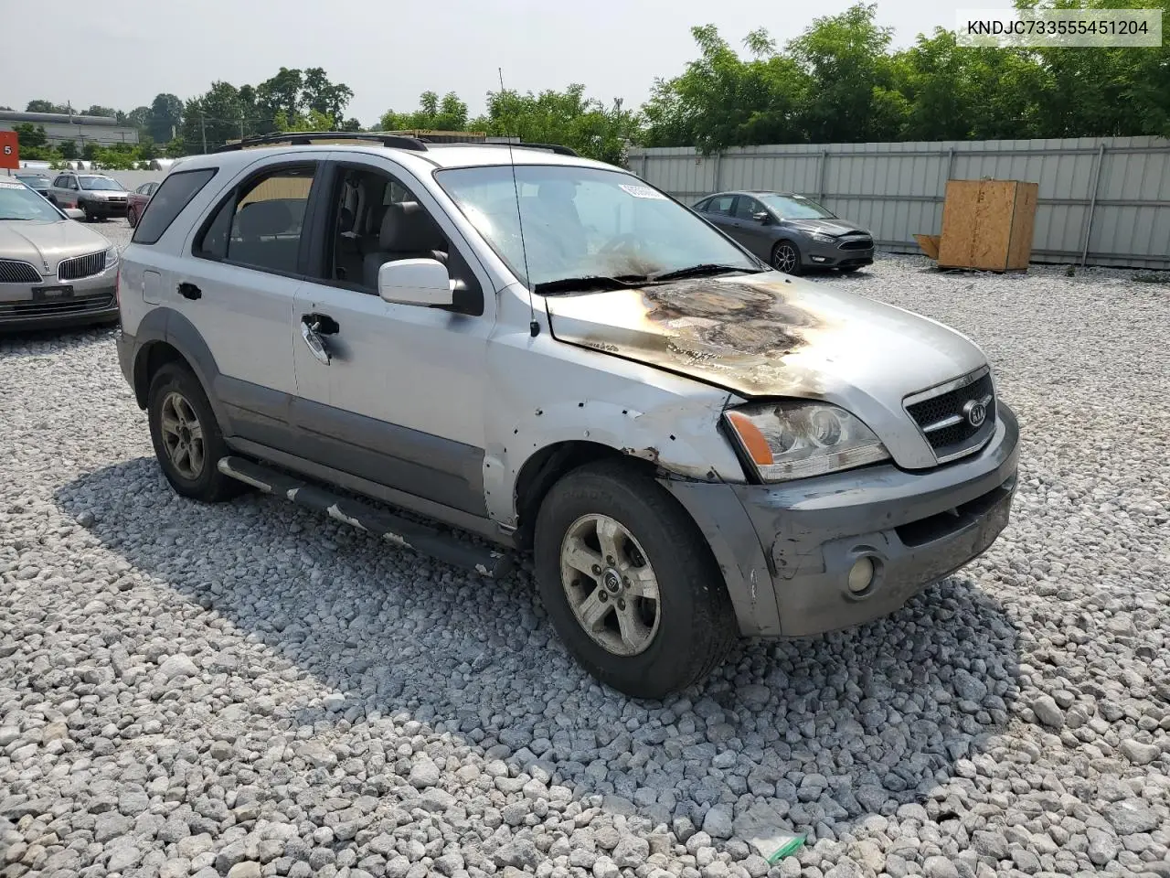 2005 Kia Sorento Ex VIN: KNDJC733555451204 Lot: 60593635