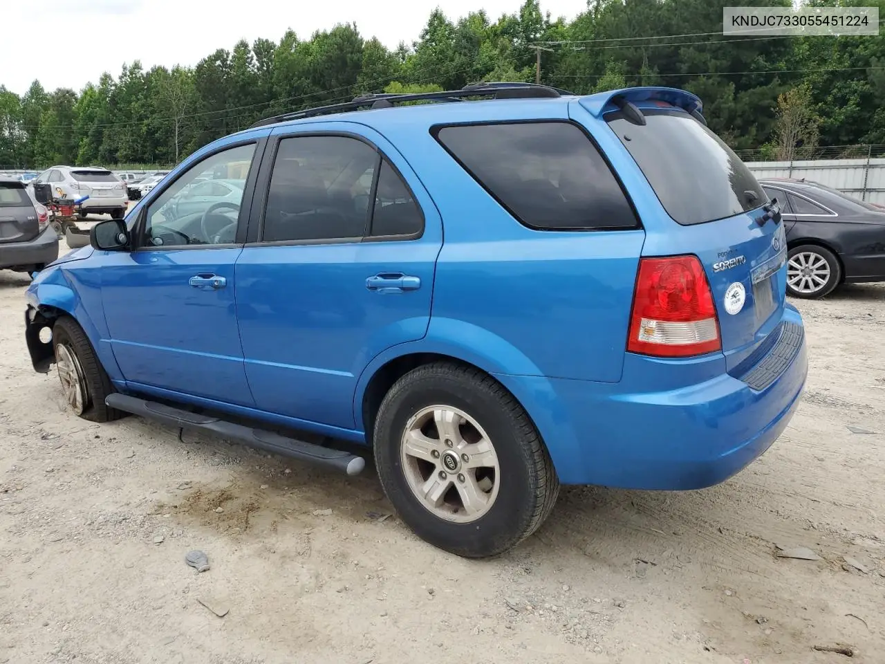 2005 Kia Sorento Ex VIN: KNDJC733055451224 Lot: 60642855