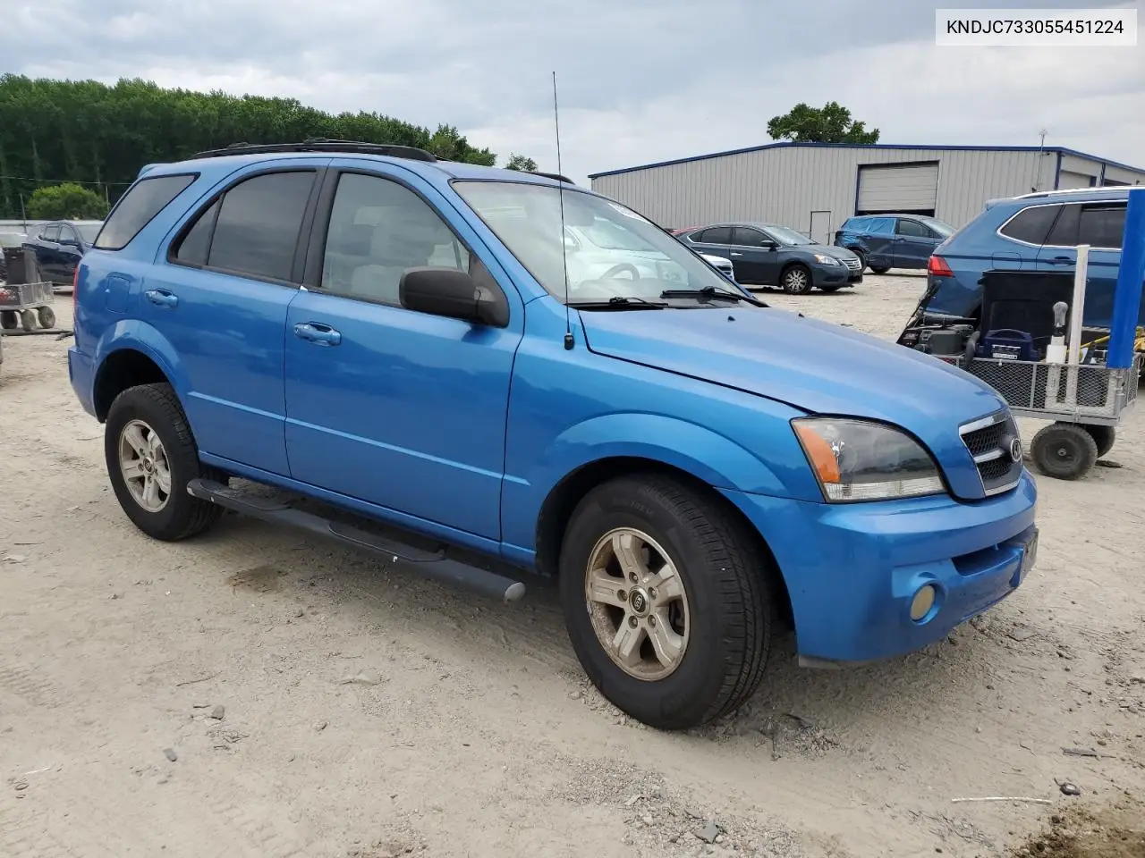 2005 Kia Sorento Ex VIN: KNDJC733055451224 Lot: 60642855