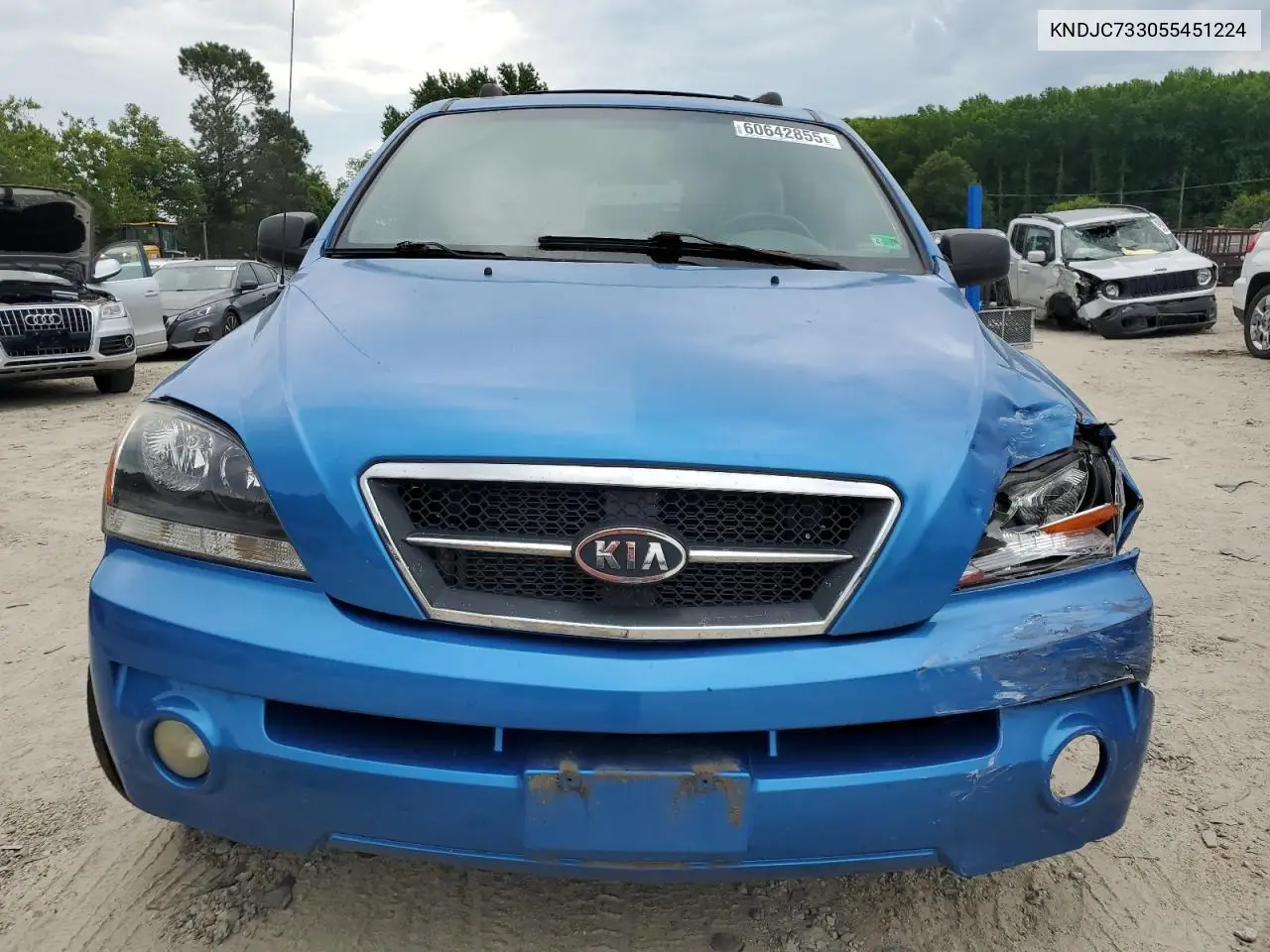 2005 Kia Sorento Ex VIN: KNDJC733055451224 Lot: 60642855