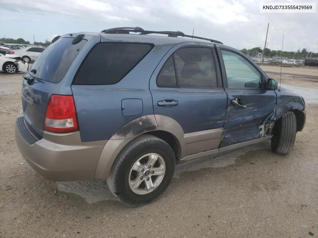 2005 Kia Sorento Ex VIN: KNDJD733555429569 Lot: 61785325
