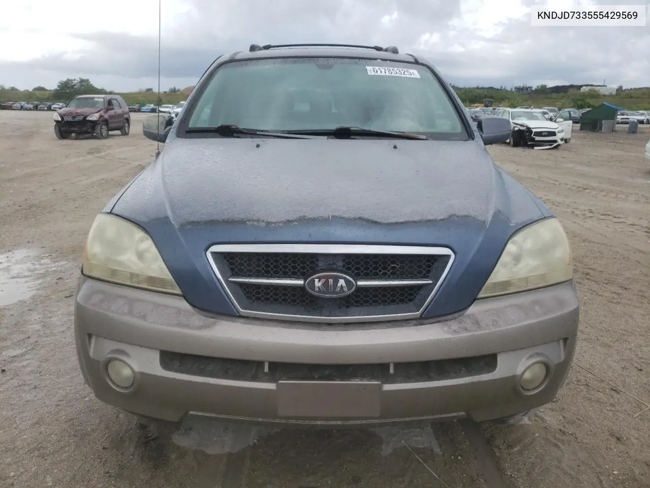 2005 Kia Sorento Ex VIN: KNDJD733555429569 Lot: 61785325