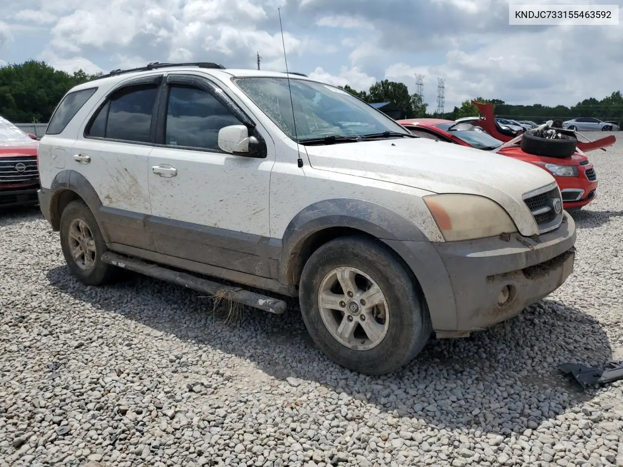 2005 Kia Sorento Ex VIN: KNDJC733155463592 Lot: 62647525