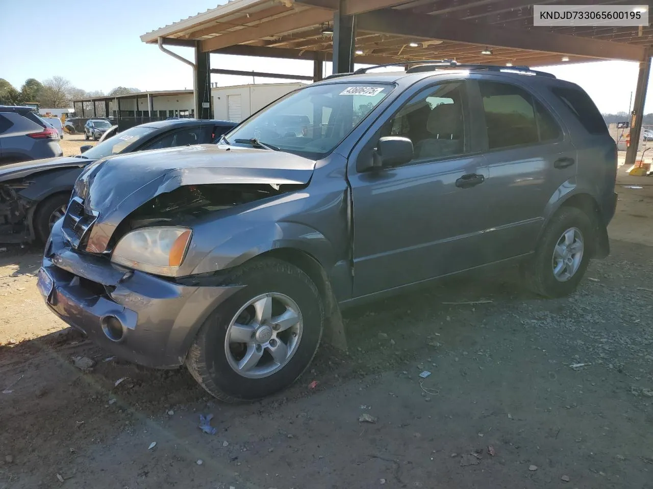 2006 Kia Sorento Ex VIN: KNDJD733065600195 Lot: 43606475