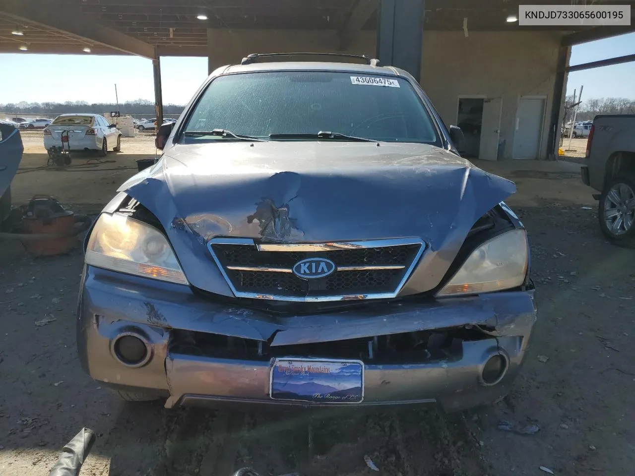 2006 Kia Sorento Ex VIN: KNDJD733065600195 Lot: 43606475