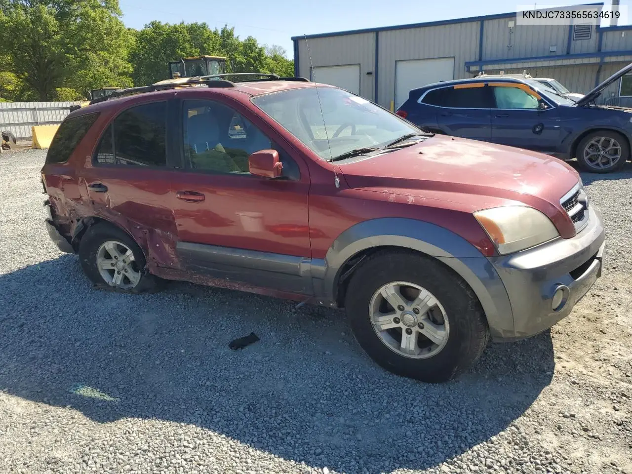 2006 Kia Sorento Ex VIN: KNDJC733565634619 Lot: 53360795